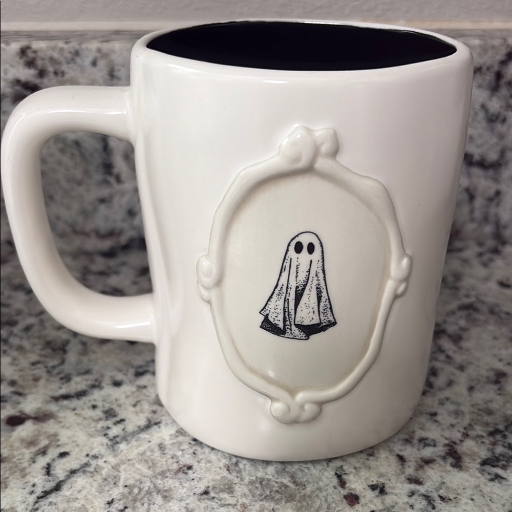 Rae Dunn White Ghost Mug